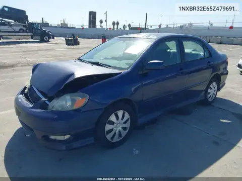 1NXBR32E65Z479691 — 2005 Toyota Corolla, фото 3 с аукциона IAAI, Передняя часть
