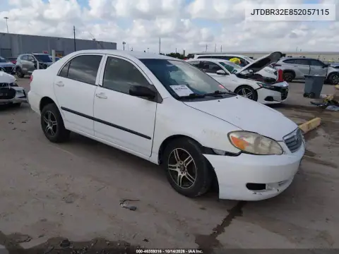 JTDBR32E852057115 — 2005 Toyota Corolla, фото 2 с аукциона IAAI, Передняя часть