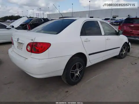 JTDBR32E852057115 — 2005 Toyota Corolla, фото 5 с аукциона IAAI, Передняя часть
