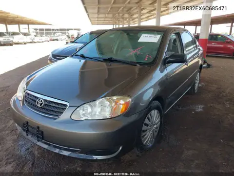 2006 Toyota Corolla Ce VIN 2T1BR32EX6C685471 фото 3