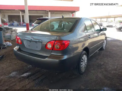 2006 Toyota Corolla Ce VIN 2T1BR32EX6C685471 фото 5