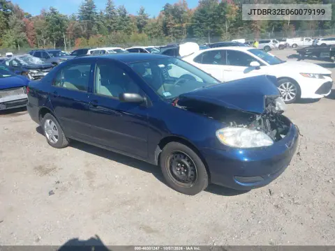 JTDBR32E060079199 — 2006 Toyota Corolla, Передняя часть, фото до ремонта