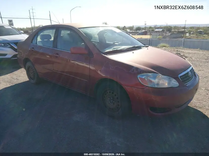 2006 Toyota Corolla Le VIN 1NXBR32EX6Z608548 фото 2