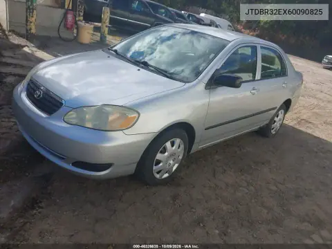 2006 Toyota Corolla Ce VIN JTDBR32EX60090825 фото 3