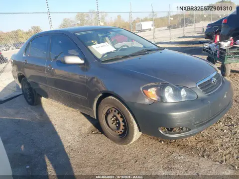 1NXBR32E57Z901310 — 2007 Toyota Corolla, Передняя часть, фото до ремонта