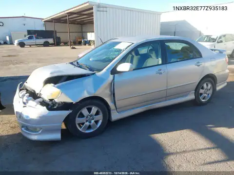 1NXBR32E77Z935183 — 2007 Toyota Corolla, фото 2 с аукциона IAAI, Передняя часть