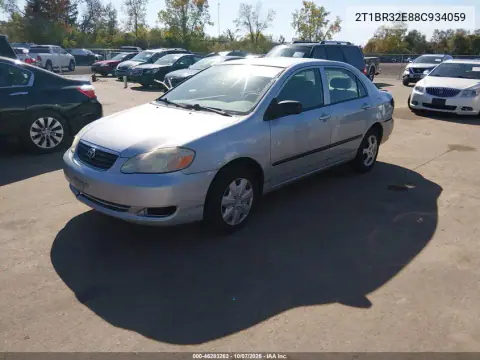2008 Toyota Corolla Ce VIN 2T1BR32E88C934059 фото 3