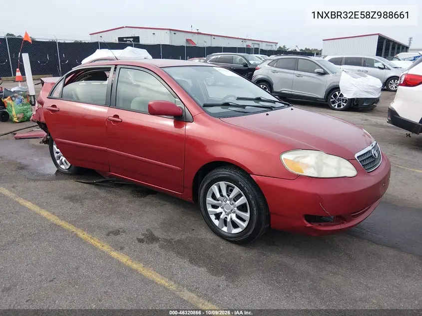 2008 Toyota Corolla Ce/Le/S VIN 1NXBR32E58Z988661 фото 2