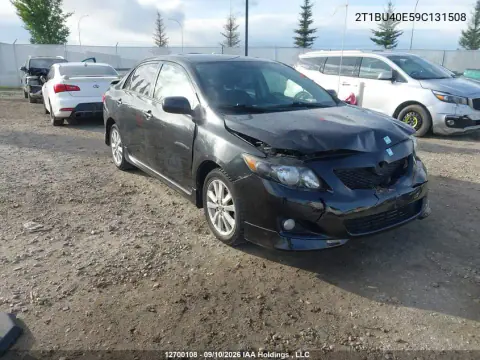 2T1BU40E59C131508 — 2009 Toyota Corolla, Передняя часть, фото до ремонта