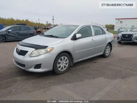2009 Toyota Corolla Ce VIN 2T1BU40E89C176488 фото 3