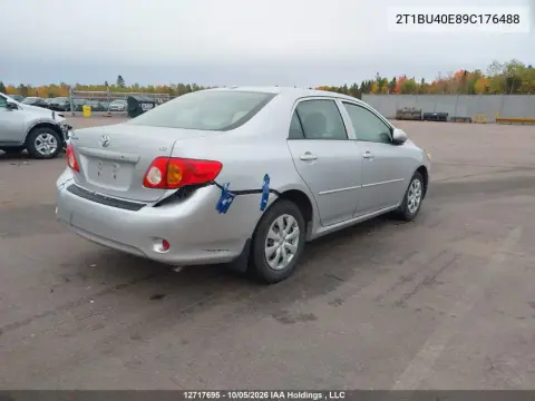 2009 Toyota Corolla Ce VIN 2T1BU40E89C176488 фото 5