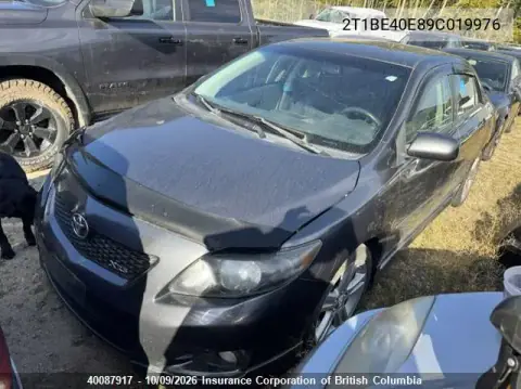 2009 Toyota Corolla Xrs VIN 2T1BE40E89C019976 фото 2