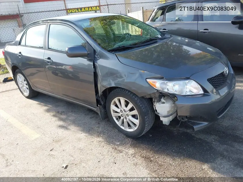 2009 Toyota Corolla Le VIN 2T1BU40EX9C083049 фото 2