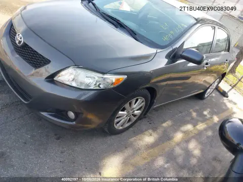 2009 Toyota Corolla Le VIN 2T1BU40EX9C083049 фото 3