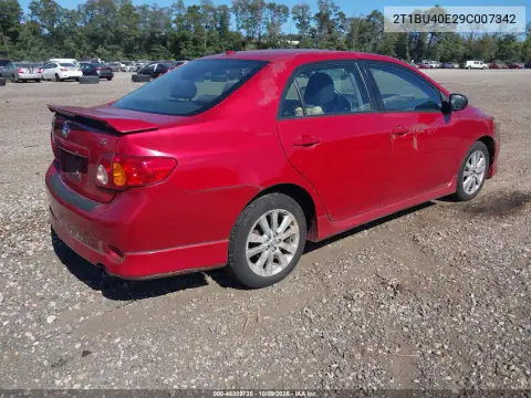 2009 Toyota Corolla S VIN 2T1BU40E29C007342 фото 5