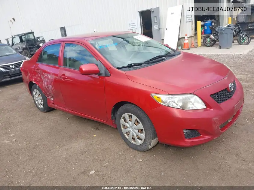 2010 Toyota Corolla Le VIN JTDBU4EE8AJ078790 фото 2