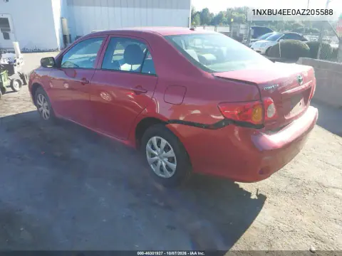 2010 Toyota Corolla Le VIN 1NXBU4EE0AZ205588 фото 4