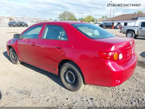 2010 Toyota Corolla Le VIN 2T1BU4EE2AC194367 фото 4