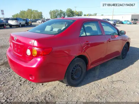 2010 Toyota Corolla Le VIN 2T1BU4EE2AC194367 фото 5