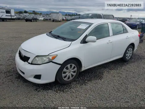 2010 Toyota Corolla Le VIN 1NXBU4EE2AZ282883 фото 3