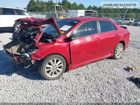 1NXBU4EE3AZ200739 — 2010 Toyota Corolla, фото 2 с аукциона IAAI, Передняя часть