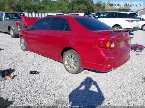 1NXBU4EE3AZ200739 — 2010 Toyota Corolla, фото 3 с аукциона IAAI, Передняя часть
