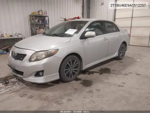 2T1BU4EE9AC512257 — 2010 Toyota Corolla, фото 3 с аукциона IAAI, Передняя часть