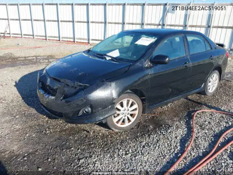 2010 Toyota Corolla S VIN 2T1BU4EE2AC519051 фото 2