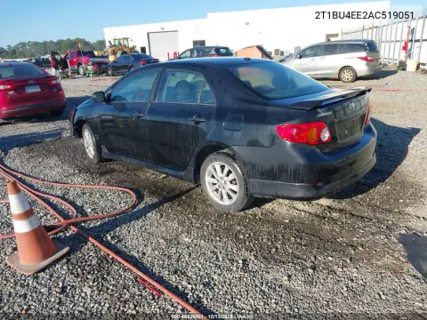 2010 Toyota Corolla S VIN 2T1BU4EE2AC519051 фото 3