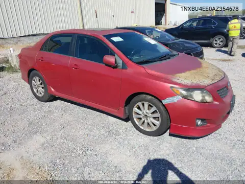 1NXBU4EE0AZ354678 Toyota Corolla 2010 — повреждение Естественный износ, фото до ремонта
