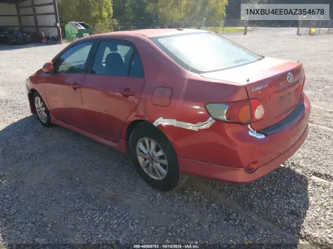 1NXBU4EE0AZ354678 — 2010 Toyota Corolla, фото 3 с аукциона IAAI 23.10.2026, Естественный износ