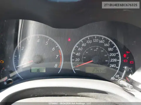 2011 Toyota Corolla Ce VIN 2T1BU4EE6BC676325 фото 7
