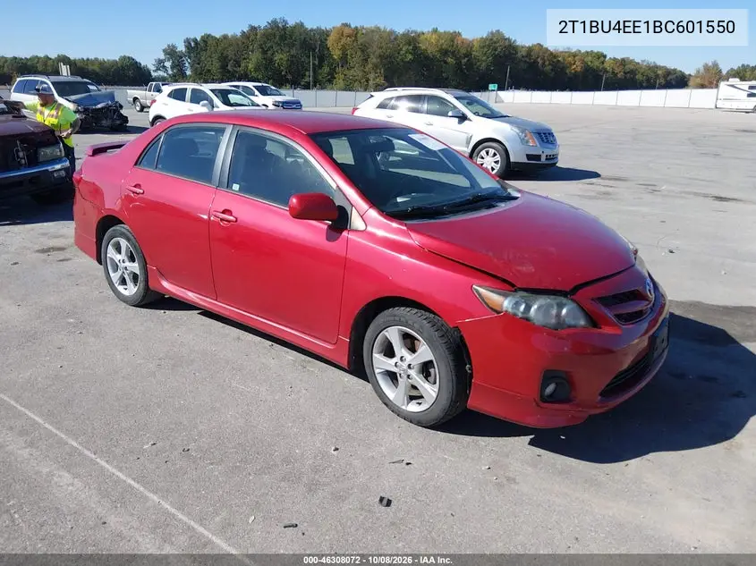 2011 Toyota Corolla S VIN 2T1BU4EE1BC601550 фото 2