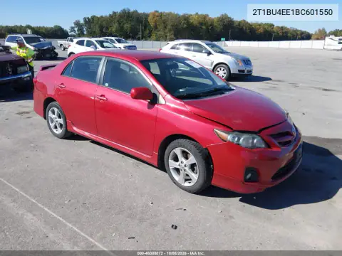 2011 Toyota Corolla S VIN 2T1BU4EE1BC601550 фото 2