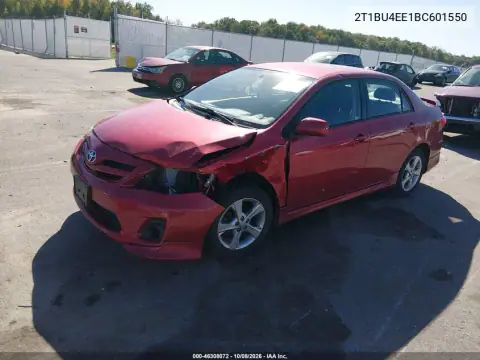 2011 Toyota Corolla S VIN 2T1BU4EE1BC601550 фото 3