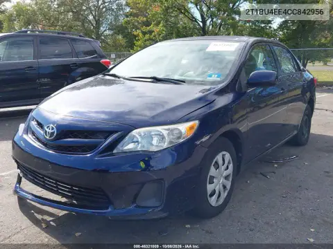 2012 Toyota Corolla L VIN 2T1BU4EE4CC842956 фото 3