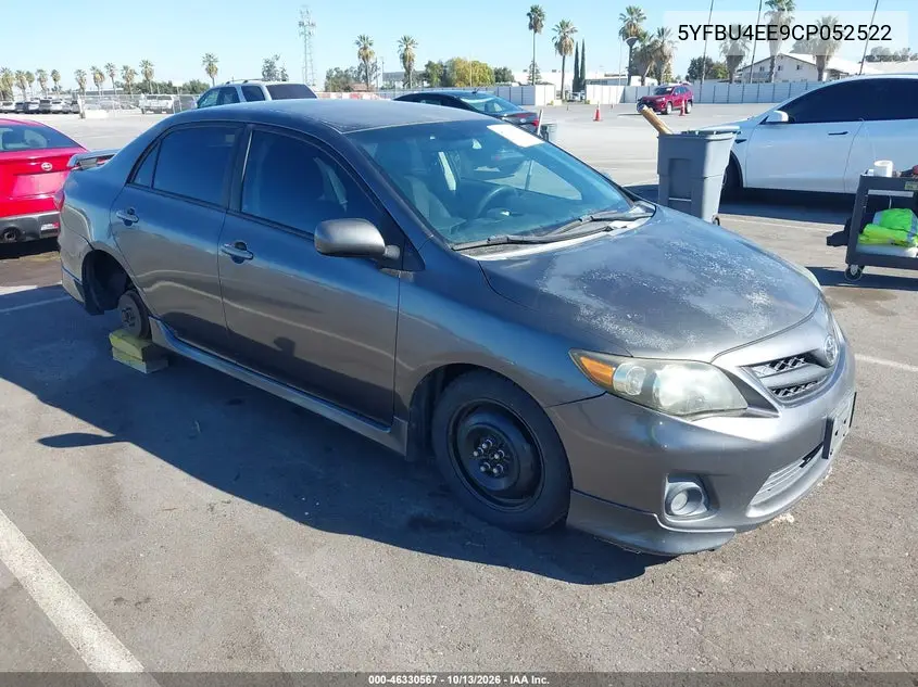 5YFBU4EE9CP052522 — 2012 Toyota Corolla, фото 2 с аукциона IAAI, Естественный износ