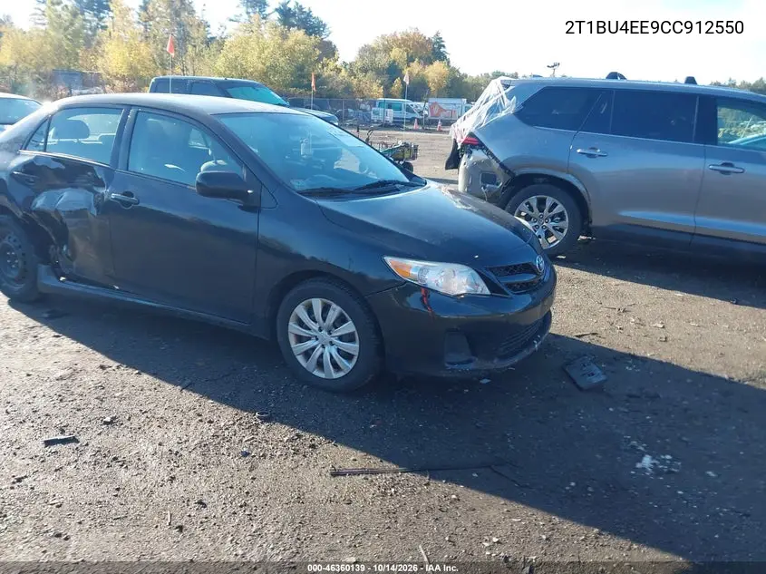2T1BU4EE9CC912550 — 2012 Toyota Corolla, фото 2 с аукциона IAAI, Правый бок
