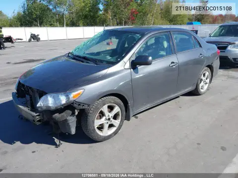 2013 Toyota Corolla Le VIN 2T1BU4EEXDC015108 фото 3