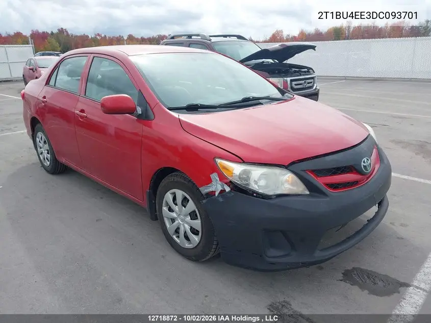 2013 Toyota Corolla S/Le VIN 2T1BU4EE3DC093701 фото 2