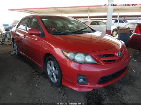 2013 Toyota Corolla S VIN 2T1BU4EE8DC049192 фото 2