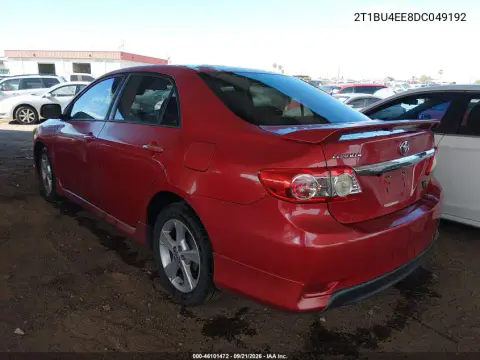 2013 Toyota Corolla S VIN 2T1BU4EE8DC049192 фото 4