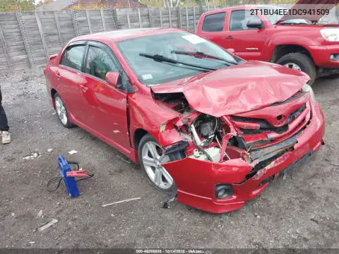 2T1BU4EE1DC941509 — 2013 Toyota Corolla, Передняя часть, фото до ремонта