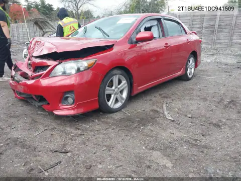 2T1BU4EE1DC941509 — 2013 Toyota Corolla, фото 2 с аукциона IAAI, Передняя часть