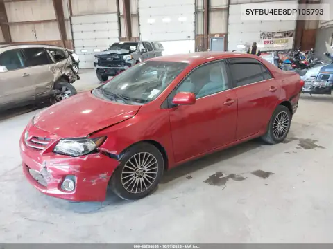 2013 Toyota Corolla Le VIN 5YFBU4EE8DP105793 фото 3