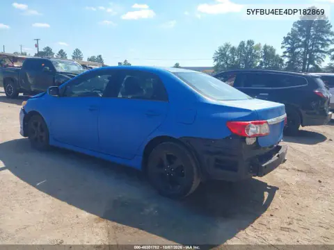 2013 Toyota Corolla S VIN 5YFBU4EE4DP182869 фото 3