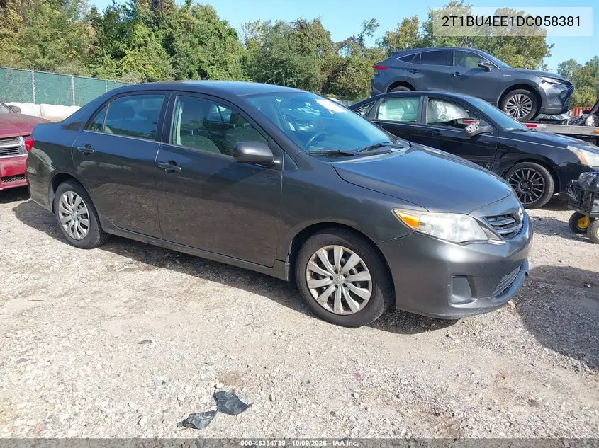 2013 Toyota Corolla Le VIN 2T1BU4EE1DC058381 фото 2
