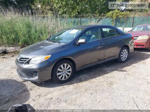 2013 Toyota Corolla Le VIN 2T1BU4EE1DC058381 фото 3