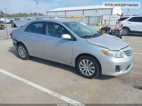 5YFBU4EE3DP166064 — 2013 Toyota Corolla, Задняя часть, фото до ремонта