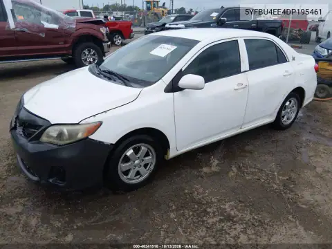 5YFBU4EE4DP195461 — 2013 Toyota Corolla, фото 3 с аукциона IAAI, Передняя часть
